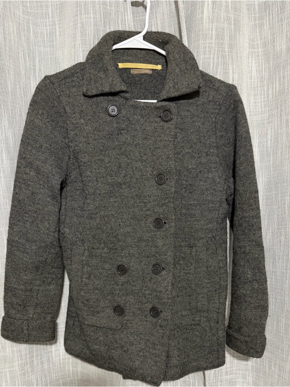 J. Crew Dark Gray Wool Coat